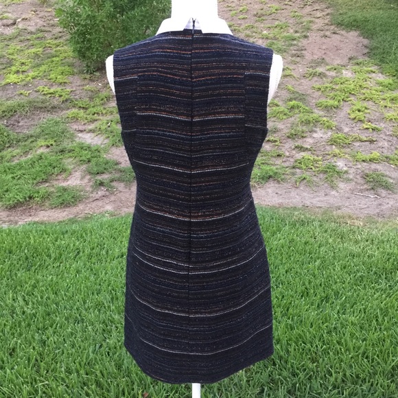 Anthropologie collared striped jacquard shift - Picture 5 of 6